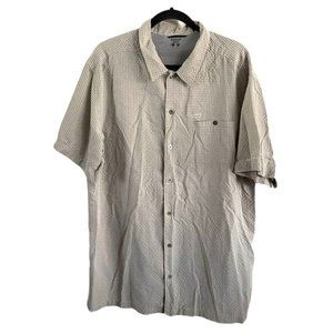 Columbia Men’s Omni-Shade Plaid Short Sleeve Button Down Shirt, Sz XL